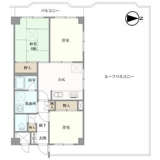 ダイアパレス東寺尾第三の間取図