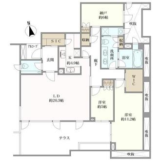 グランドメゾン代沢の間取図