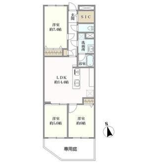 レヂオンス菊名の間取図