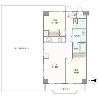 ダイアパレス東寺尾第三の間取図