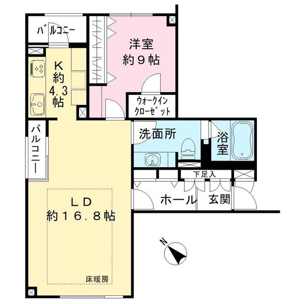 ラ・アトレ恵比寿グランガーデンの間取図