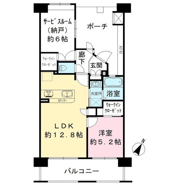 レーベンハイム戸田公園ピュアフィールドの間取図
