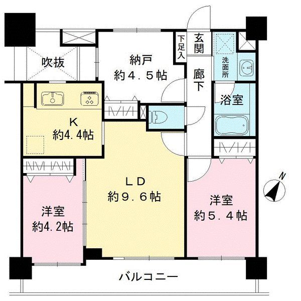 レクセルマンション浦和の間取図