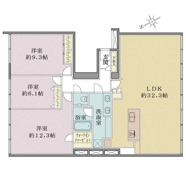 目黒ハウスの間取図