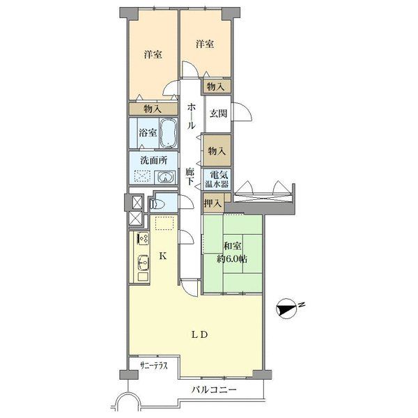 マンハイム芦屋の間取図
