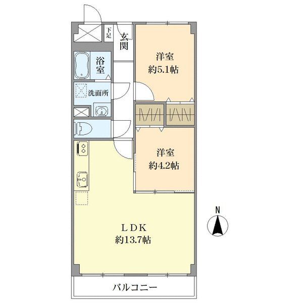 メゾン舞子ショアーの間取図