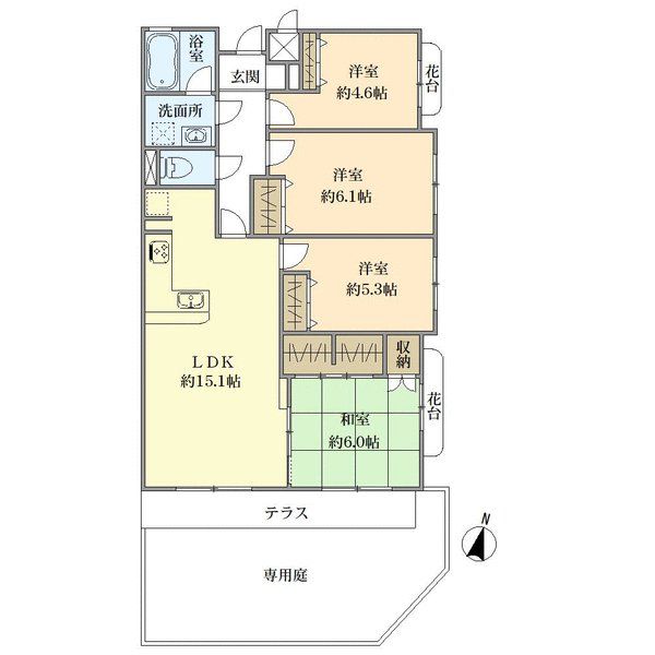 藤崎ロジュマンの間取図