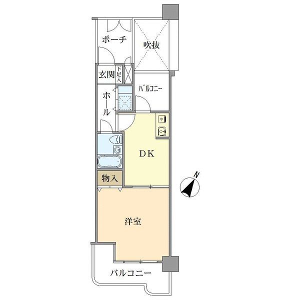 ライオンズマンション王子公園東の間取図