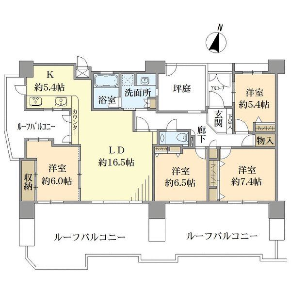 ファミール長良ヶ丘の間取図