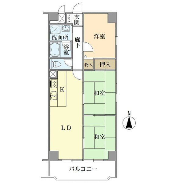 ネオハイツ第２新大阪の間取図