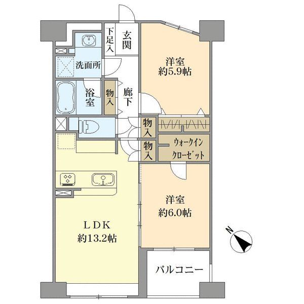 グラン・アルベーラ横濱・関内の間取図
