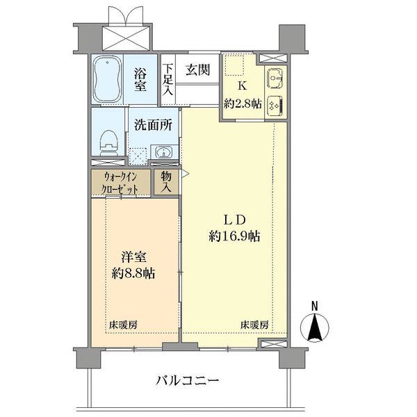 ザ・レジデンス芦屋スイートの間取図