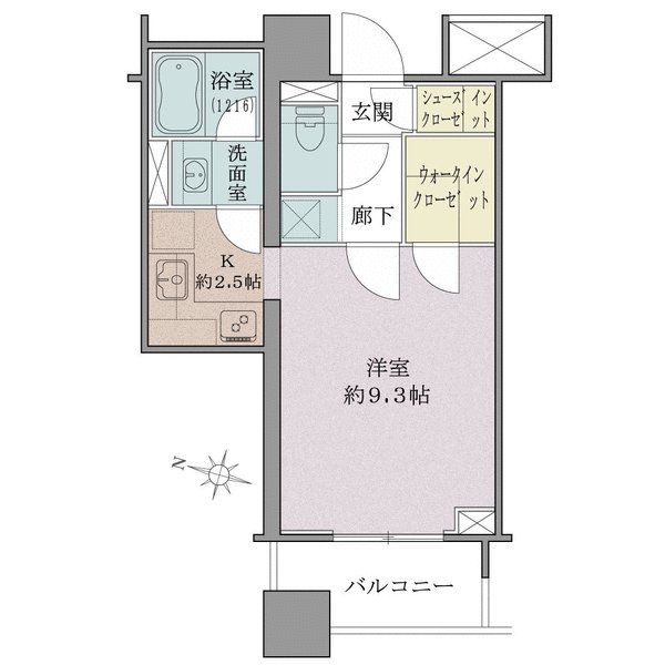 アトラス白山の間取図