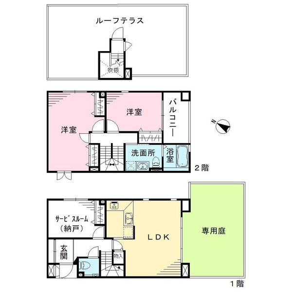 セボンモードグランデ田園調布の間取図