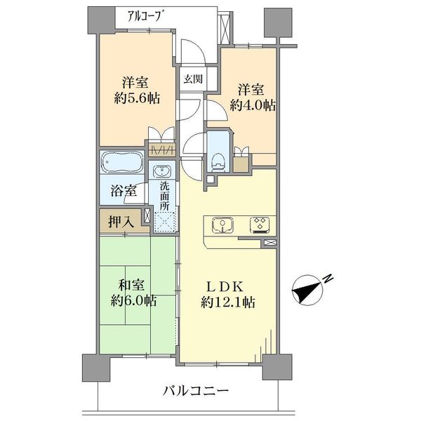 ナイスアーバン横濱港北プロムナードの間取図