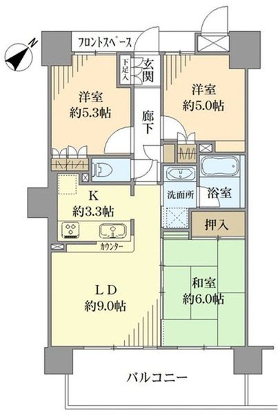 セントラルパレス千船アルテアの間取図