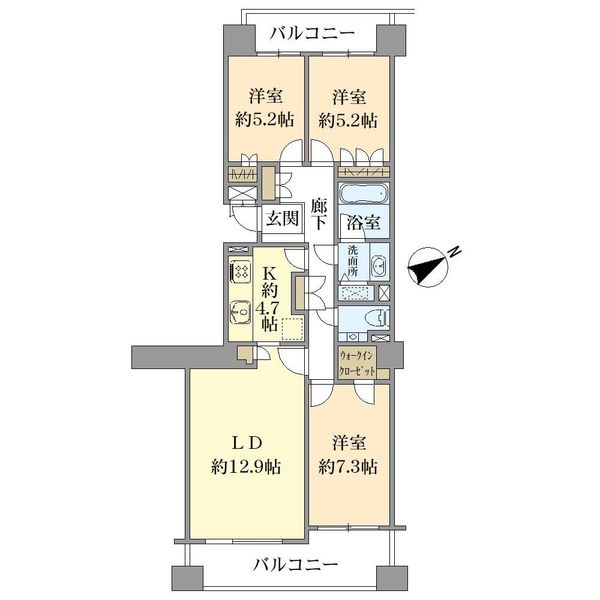 ファミールグラン三田伊皿子坂の間取図