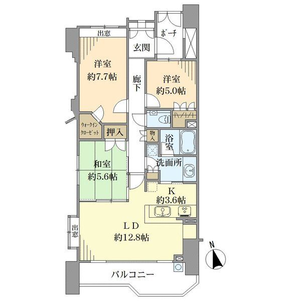 シーサイドコート葉山の間取図