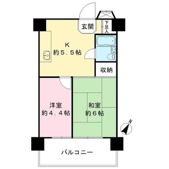 甲南サンシティー元町の間取図