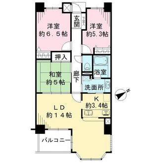 ロイヤル神戸北野通りの間取図
