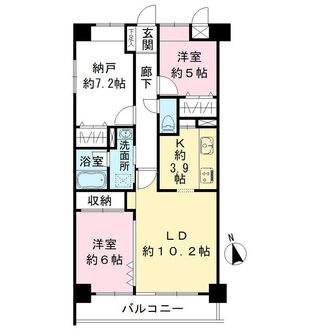 ニューウェルテラス第４日吉の間取図