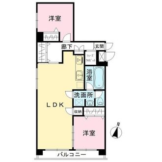 皐月マンシヨン那の川の間取図