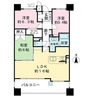 カルティア熱田の間取図