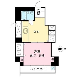 ヴェラハイツ新宿の間取図