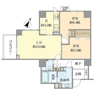 エイ・シティタワーズウエストタワー101号室の間取図