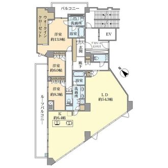 グランドメゾン代官山 THE PARKの間取図