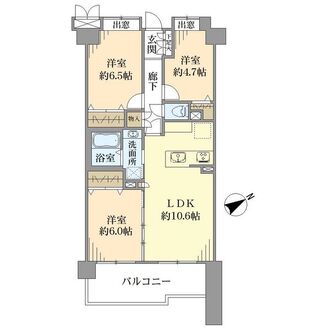 エンゼル大森グランディアの間取図