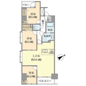 グリーンパーク入谷の間取図
