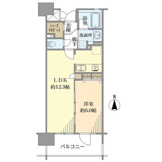 エスリード京橋グラセントの間取図