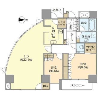 シティータワー大阪の間取図