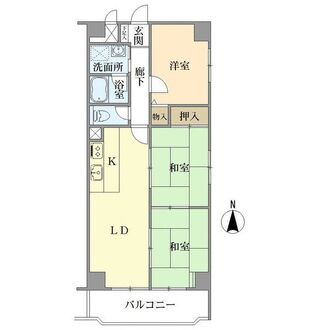 ネオハイツ第２新大阪の間取図