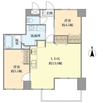 コスモ船橋宮本の間取図