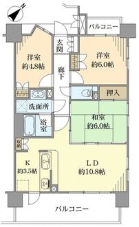 セントラルパレス千船アルテアの間取図