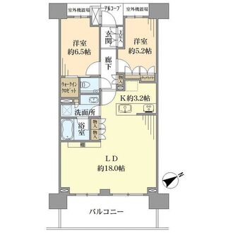 ジオ四谷荒木町の間取図