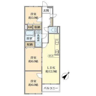 ライオンズマンション市川行徳の間取図