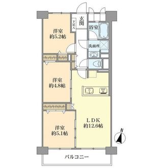 南六郷パークハウスの間取図