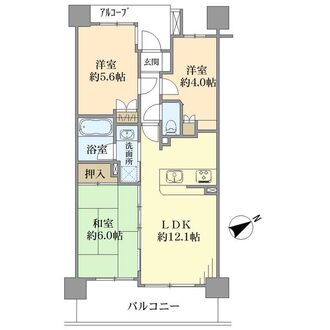 ナイスアーバン横濱港北プロムナードの間取図