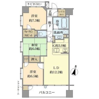 D’クラディア湘南台の間取図