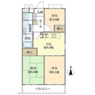 西台パーク・ファミリアの間取図