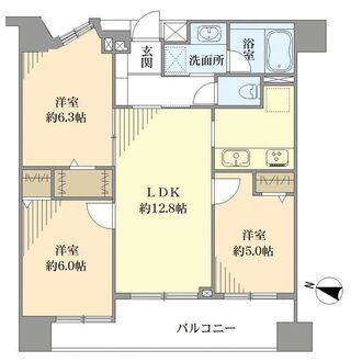 ダイアパレス湘南藤沢ＩＩ1002の間取図