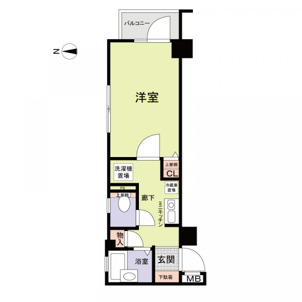 プレール芦花公園の間取図