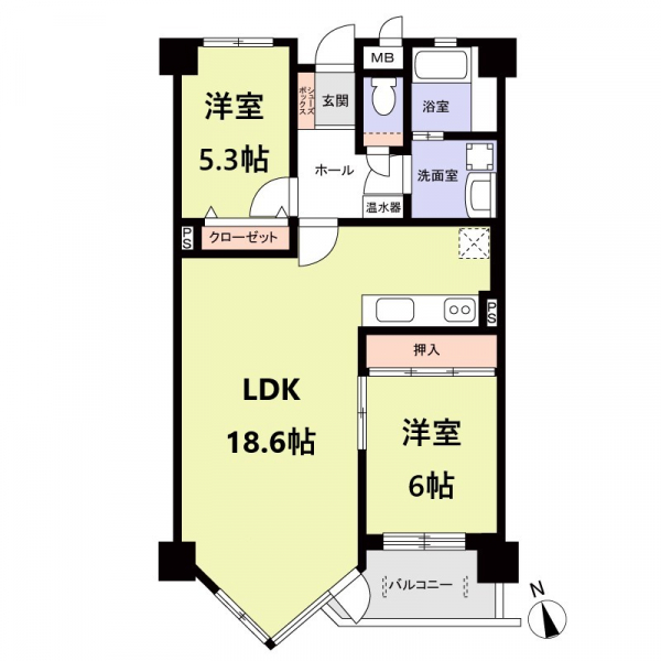 ロワールマンション・グレイス井尻の間取図