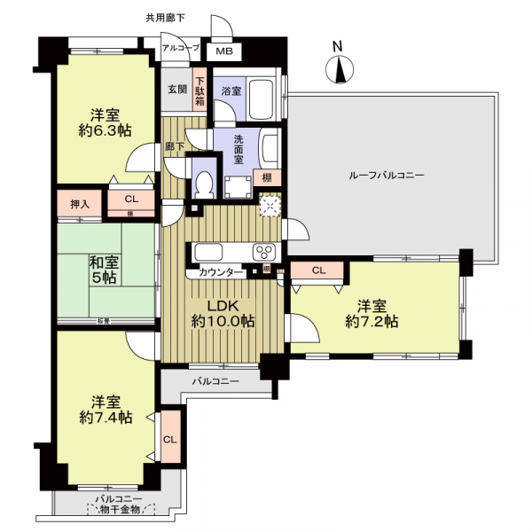 ワコーレヴェルジュール垂水の間取図