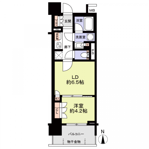 オープンレジデンシア東別院の間取図