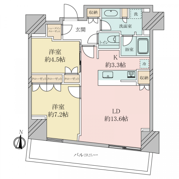 ＢｒｉｌｌｉａＴｏｗｅｒ堂島の間取図