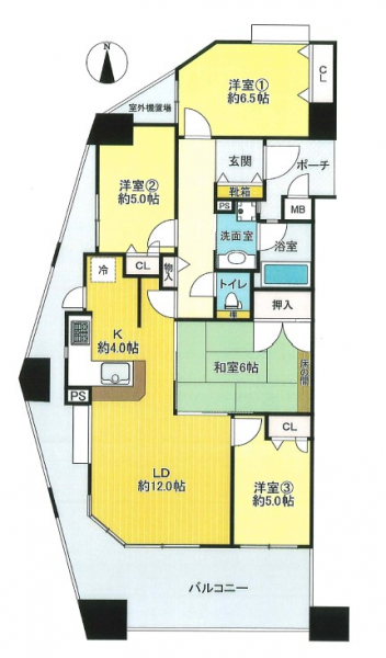 シティライフ井尻ＩＩＩの間取図